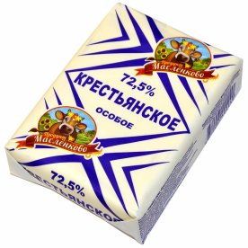 Масло сливочное Крестьянское особое 72,5% 180гр м/у