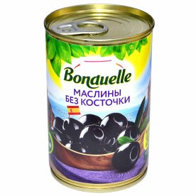 Оливки Bonduelle черные б/к 314гр ж/б