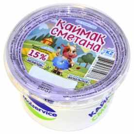 Сметана Молсервис 15% 200гр пэт