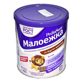 Смесь PediaSure Малоежка молочная вкус шоколад 400гр ж/б