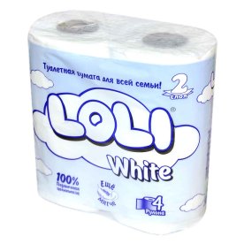 Бумага туалетная Loli White*