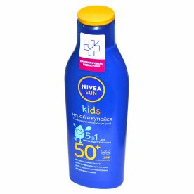 Лосьон солнцезащитный Nivea детский SPF 50+ 200мл пэт