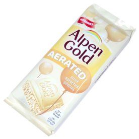 Шоколад Alpen Gold Белый пористый 80гр м/у