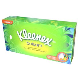 Салфетки бумажные Kleenex Box Balsam 72шт к/у