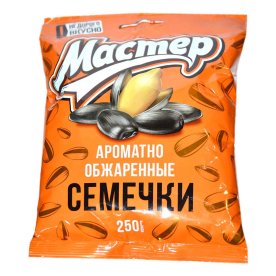 Семечки подсолнечника Мастер жарки 250гр м/у