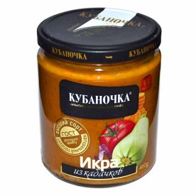 Икра кабачковая Кубаночка 460гр ст/б