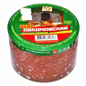 Икра Обкомовская лососевая натуральная 220гр ст/б