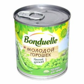 Горошек зеленый Bonduelle молодой 212мл ж/б