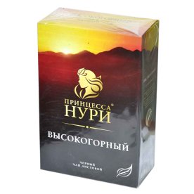 Чай Принцесса Нури Высокогорный BOP HG черный лист 250гр к/у