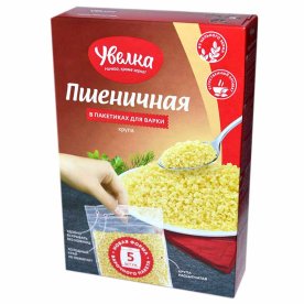 Крупа пшеничная Увелка 5*80гр к/у