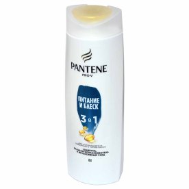 Шампунь для волос Pantene Питание и блеск 3в1 360мл пэт