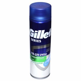 Гель для бритья Gillette Sensitive с алоэ 200мл ж/б