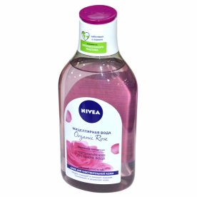 Вода мицеллярная Nivea Organic Rose монофазная 400мл пэт