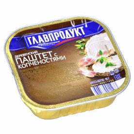 Паштет Главпродукт с копченостями 95гр лам