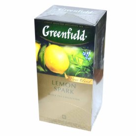 Чай Greenfield Lemon Spark черный 25*1,5гр к/у