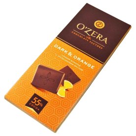 Шоколад OZera Dark & Orange 55% горький 92гр