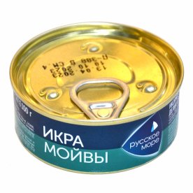 Икра Русское море мойвы Люкс оригинальная 100гр ж/б