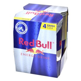 Напиток энергетический Red Bull 4*0,25л ж/б