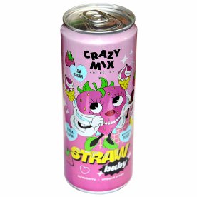 Напиток Crazy Mix Straw Baby газ 0,33л ж/б