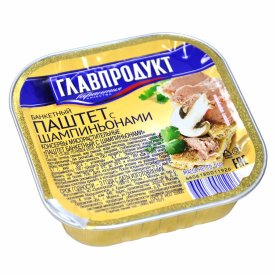 Паштет Главпродукт с шампиньонами 95 гр