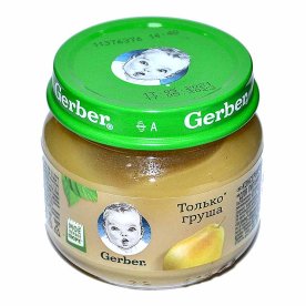 Пюре Gerber груша с 4мес 80гр ст/б