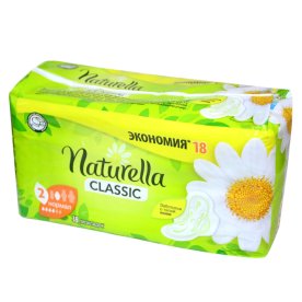 Прокладки Naturella Classic Camomile Normal Duo с крылышками 18шт м/у