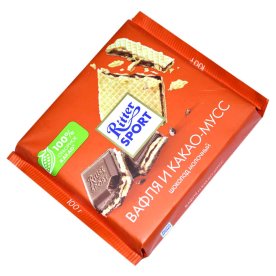 Шоколад Ritter Sport Вафля и какао-мусс 100гр м/у