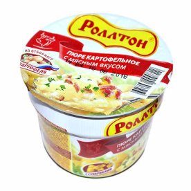 Пюре картофельное Роллтон с мясным вкусом 40гр стакан