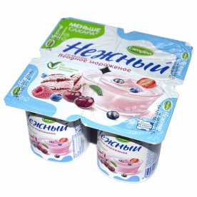 Йогурт Campina Нежный вкус ягодное мороженое 1,2% 100гр пэт