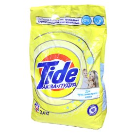 Порошок для стирки Tide для чувствительной кожи атомат 2,4кг м/у