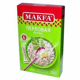 Крупа перловая Makfa 400гр к/у