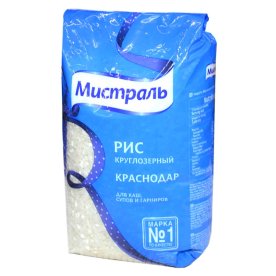 Крупа рис Мистраль краснодарский 900гр м/у