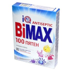 Порошок для стирки BiMax 100 пятен 400гр к/у