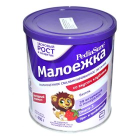 Смесь PediaSure Малоежка молочная клубника 400гр ж/б