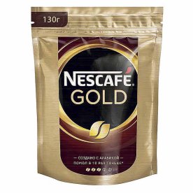 Кофе Nescafe Gold раст 130гр д/п