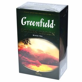 Чай Greenfield Golden Ceylon черный 100гр к/у