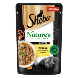 Корм для кошек Sheba Natures куриц и паприка 75гр пауч