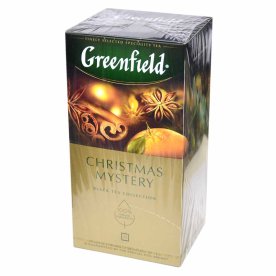 Чай Greenfield Christmas Mistery черный 25*1,5гр к/у