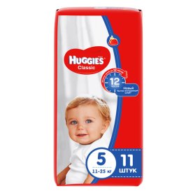 Подгузники Huggies Classic 5 Small (11-25кг) 11шт м/у