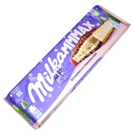 Шоколад Milka со вкусом чизкейка и клубники 300гр м/у