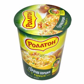 Лапша Роллтон курица 70гр стакан