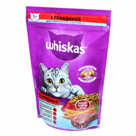 Корм для кошек Whiskas для стирильных говядина 350гр к/у