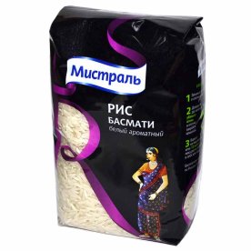 Крупа рис Мистраль Басмати 500гр м/у