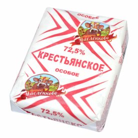 Масло сливочное Масленково Крестьянское особое 72,5% 180гр м/у