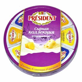 Сыр плавленый President Сырная коллекция 45% 140гр пэт