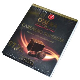 Шоколад OZera Carenero Superior 97,7% 90гр м/у