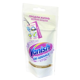 Пятновыводитель Vanish Oxi Advance Кристальная белизизна для тканей 100мл д/п