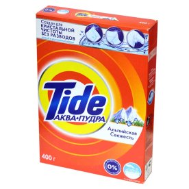 Порошок для стирки Tide Альпийская свежесть ручная 400гр к/у