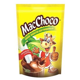 Какао MacChoco Pouch 235гр д/п