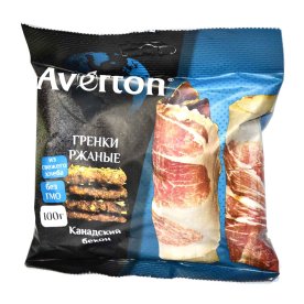 Гренки Averton вкус бекон 100гр м/у